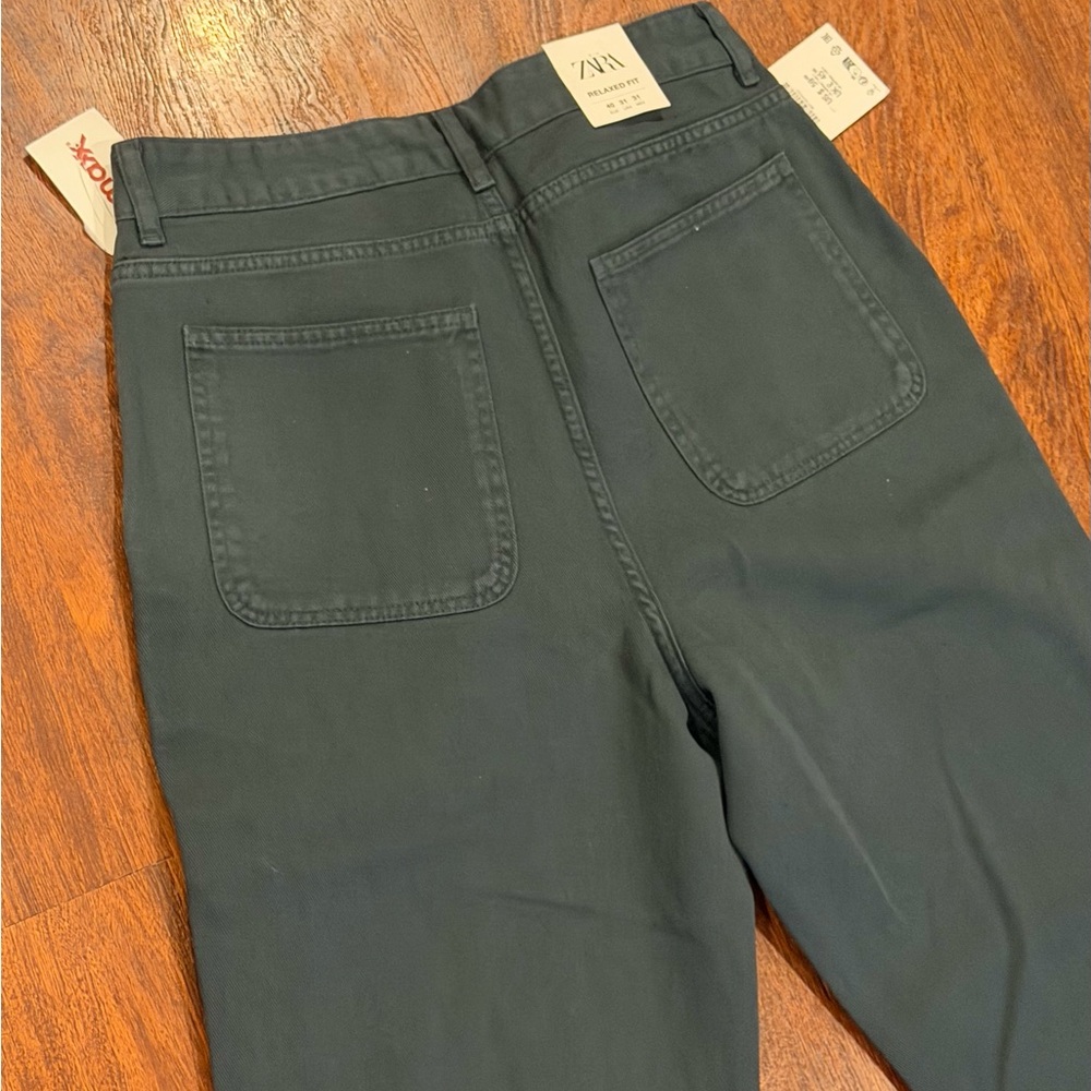 Zara Men's gray chino pants new with tags 31 waist - Picture 8 of 11